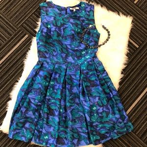BB Dakota Sz. 8 Silk Fit and Flare Dress